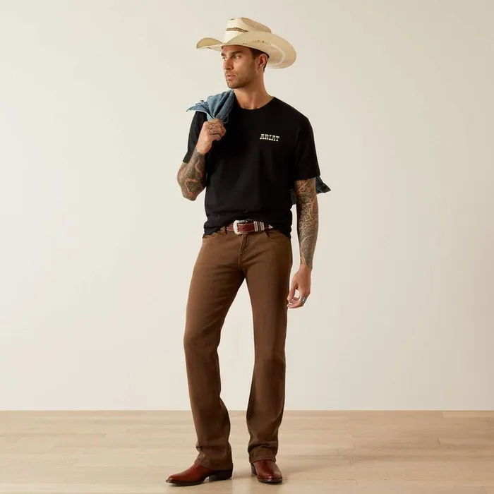 Men TShirts and Polos Ariat Ariat Bull TShirt Black