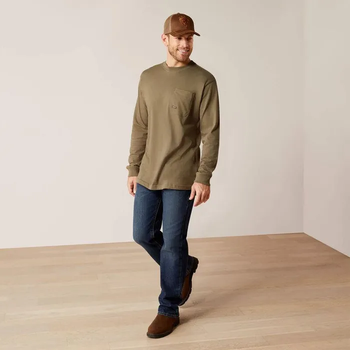 Men TShirts and Polos Ariat Rebar Cotton Strong Chainsaw TShirt Tea Leaf Men TShirts and Polos Ariat Rebar Cotton Strong Chainsaw TShirt Tea Leaf