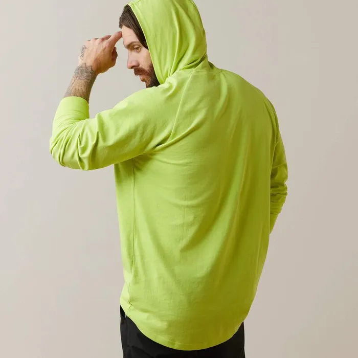 Men TShirts and Polos Ariat Rebar Cotton Strong Hooded TShirt Bright Yellow Men TShirts and Polos Ariat Rebar Cotton Strong Hooded TShirt Bright Yellow