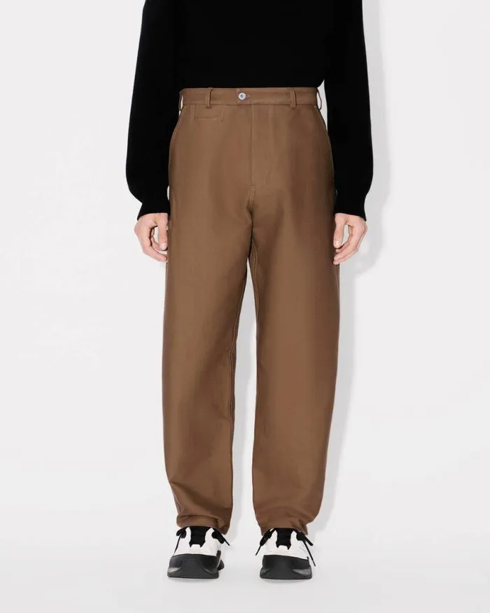 Men Tapered Workwear Straight Pants Tabac Kenzo Pants And Shorts