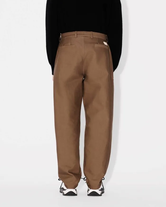 Men Tapered Workwear Straight Pants Tabac Kenzo Pants And Shorts