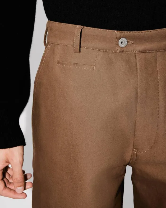 Men Tapered Workwear Straight Pants Tabac Kenzo Pants And Shorts