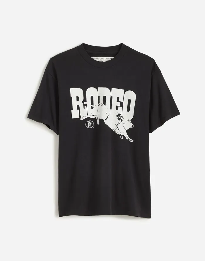 Men Tees Madewell One Of These Days Go Rodeo Graphic Tee Sun Faded Washed Black