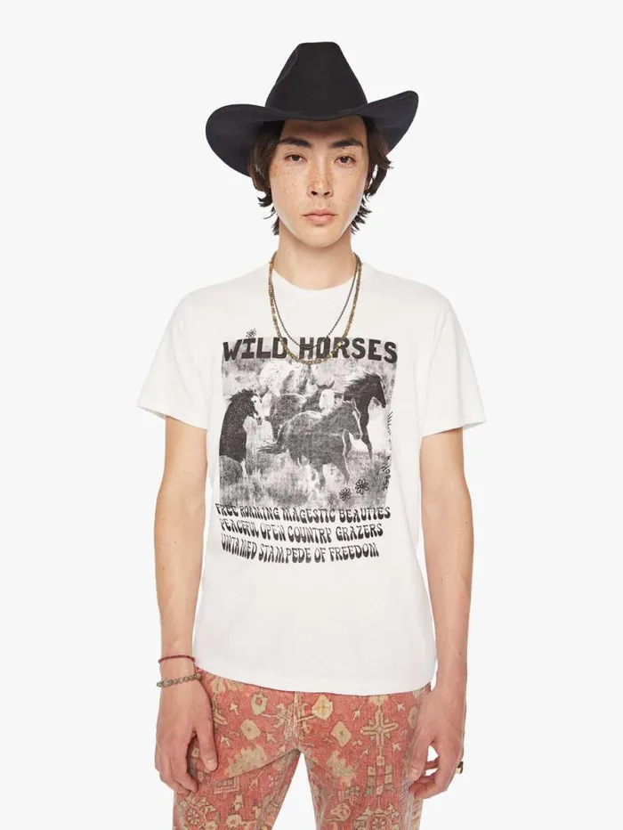 Men Tees Mother Denim The Buster White