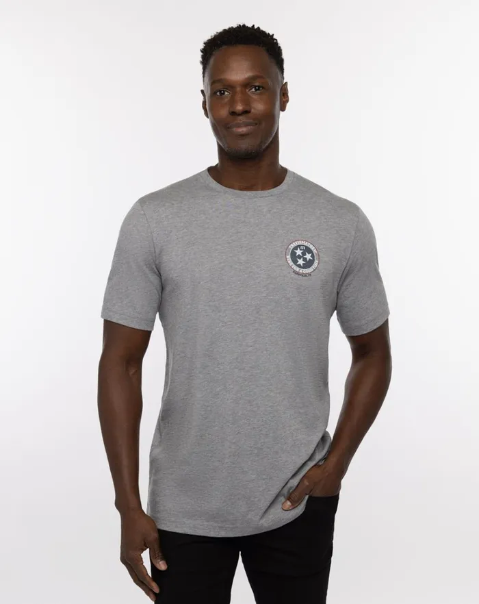 Men Tees TravisMathew BBQ MASTER 20 TEE Heather Grey