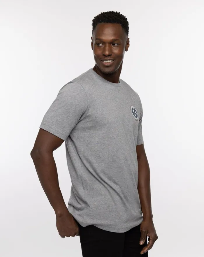 Men Tees TravisMathew BBQ MASTER 20 TEE Heather Grey