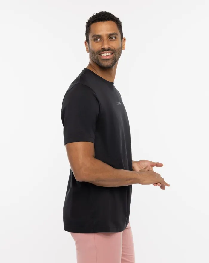 Men Tees TravisMathew CARNATION CORAL TEE Black