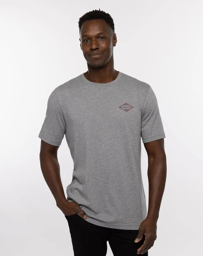 Men Tees TravisMathew ELBOW ROOM TEE Heather Grey Men Tees TravisMathew ELBOW ROOM TEE Heather Grey