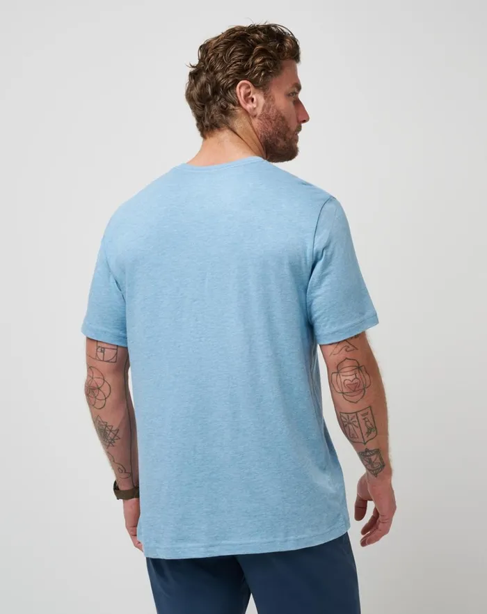Men Tees TravisMathew HOOT AND HOLLAR 20 TEE Heather Allure