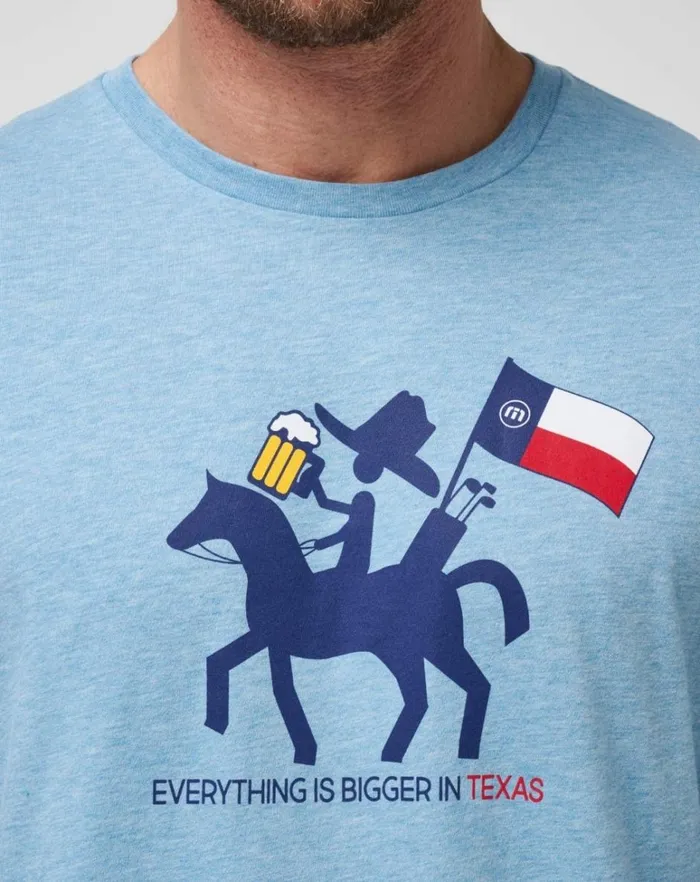 Men Tees TravisMathew HOOT AND HOLLAR 20 TEE Heather Allure