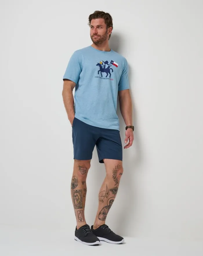 Men Tees TravisMathew HOOT AND HOLLAR 20 TEE Heather Allure
