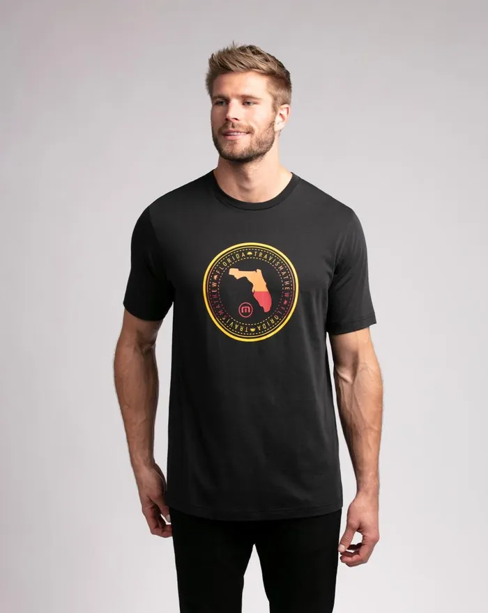 Men Tees TravisMathew LIQUID SUNSHINE TEE Black