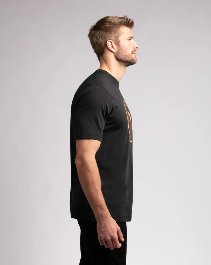 Men Tees TravisMathew LIQUID SUNSHINE TEE Black Men Tees TravisMathew LIQUID SUNSHINE TEE Black