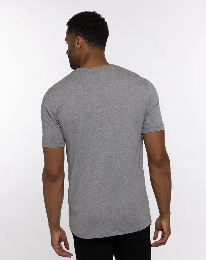 Men Tees TravisMathew SPIKE THE PUNCH TEE Heather Grey