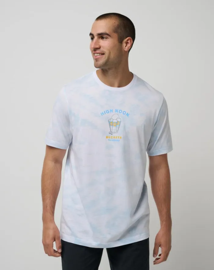 Men Tees TravisMathew SUN AND SOAK TEE White
