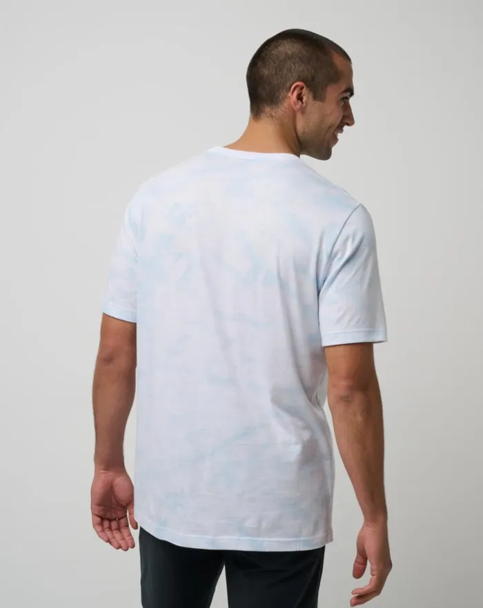 Men Tees TravisMathew SUN AND SOAK TEE White Men Tees TravisMathew SUN AND SOAK TEE White