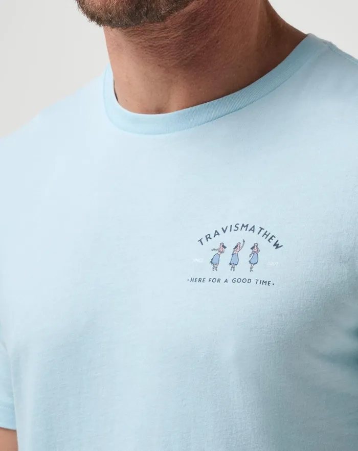 Men Tees TravisMathew SWEETHEART ROCK TEE Dream Blue