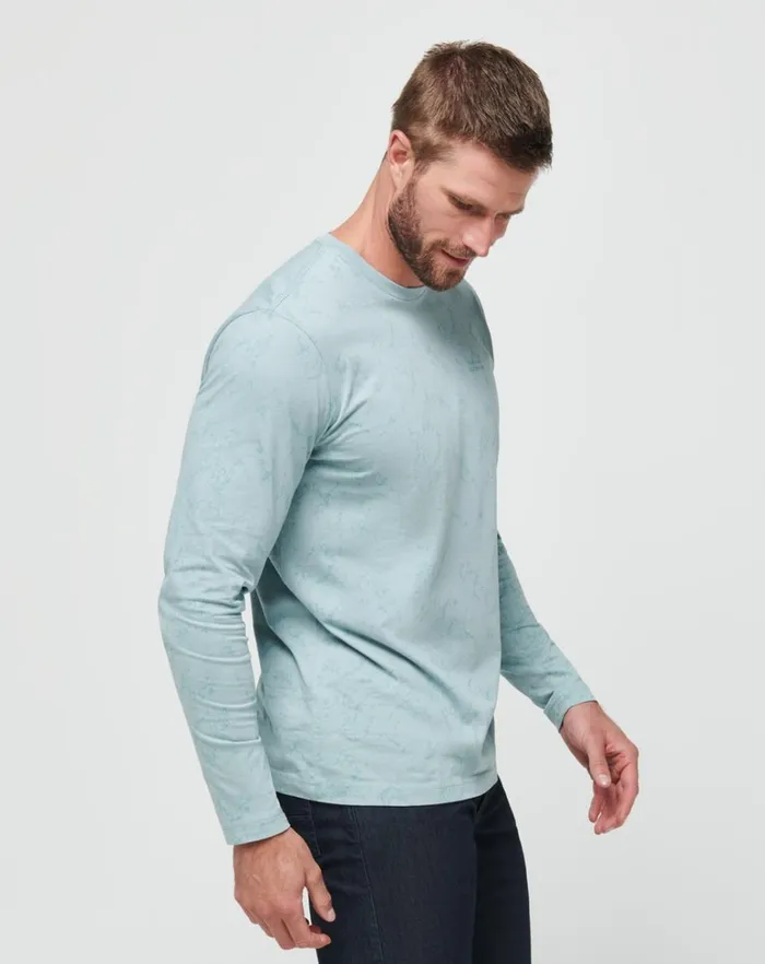 Men Tees TravisMathew WARMER TIDES LONG SLEEVE TEE Arona Men Tees TravisMathew WARMER TIDES LONG SLEEVE TEE Arona