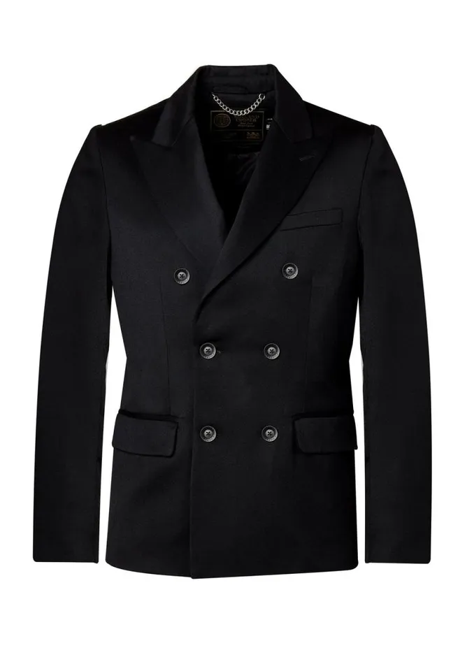 Men The Double Breasted Blazer Black Barathea Holland Cooper Blazers Men The Double Breasted Blazer Black Barathea Holland Cooper Blazers