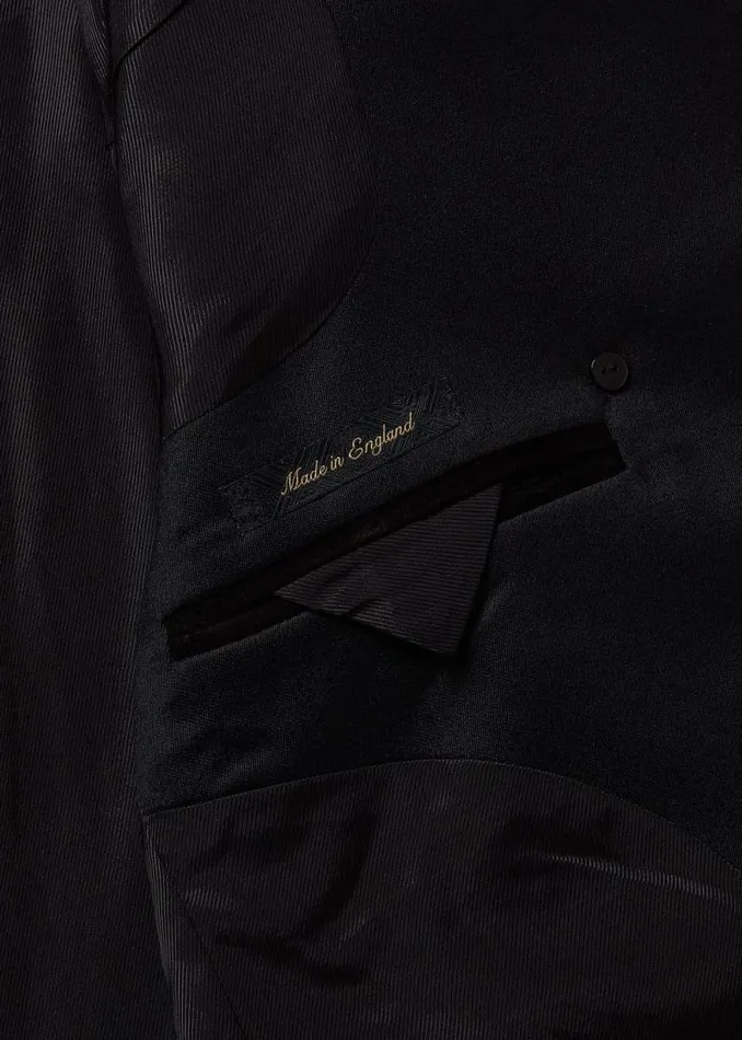 Men The Double Breasted Blazer Black Barathea Holland Cooper Blazers Men The Double Breasted Blazer Black Barathea Holland Cooper Blazers