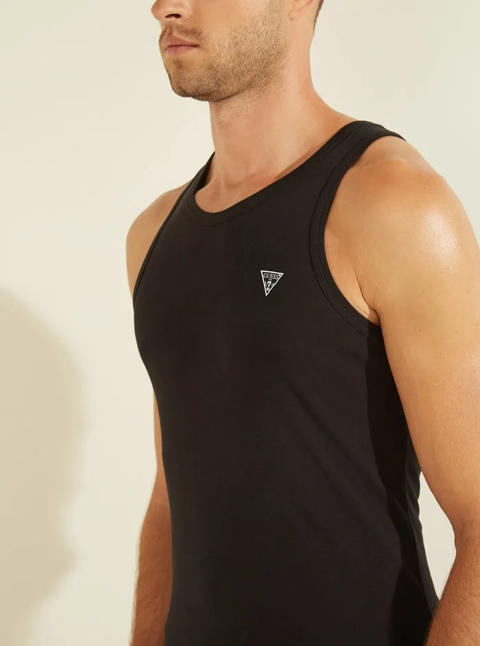 Men Underwear GUESS Black Sleeveless Tank Top