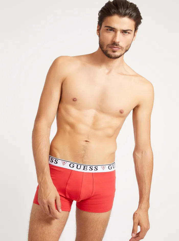 Men Underwear GUESS Multi Brian Boxer 3pack Trunks Men Underwear GUESS Multi Brian Boxer 3pack Trunks