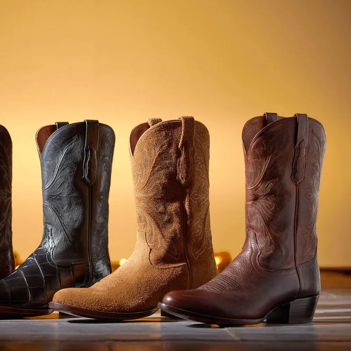 Men Western Boots Ariat Bench Made James Western Boot Oiled Tan Roughout
