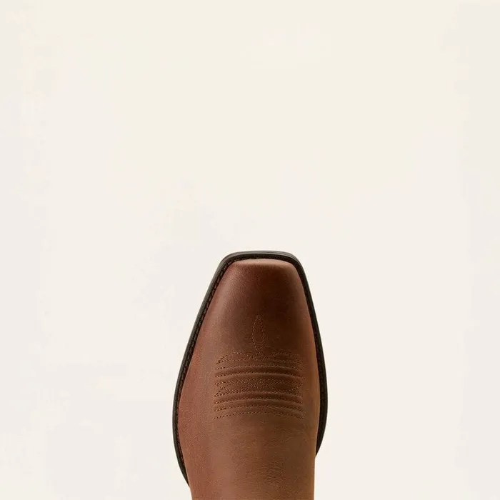 Men Western Boots Ariat Booker Ultra Square Toe Western Boot Rough Tan