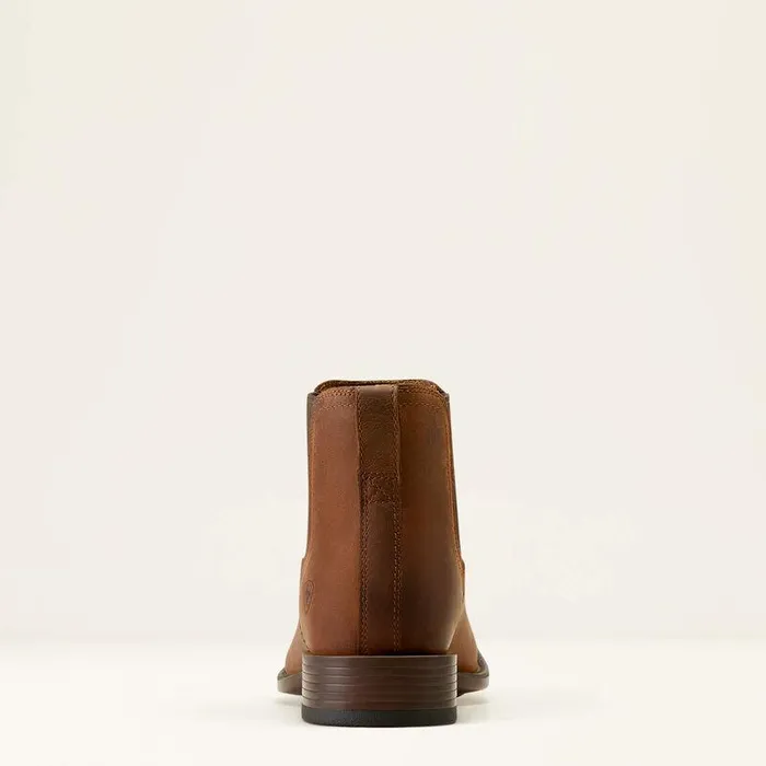 Men Western Boots Ariat Booker Ultra Square Toe Western Boot Rough Tan