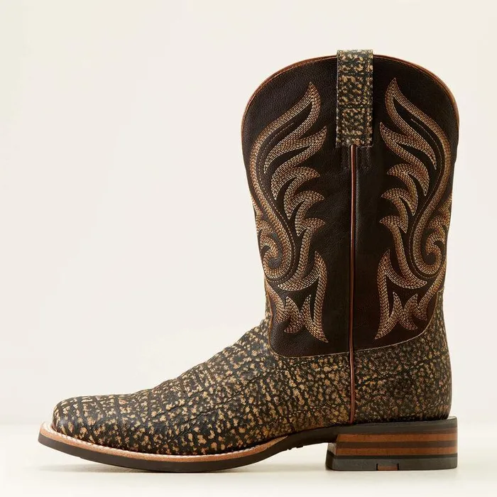 Men Western Boots Ariat Cattle Call Cowboy Boot Muddy Elephant Printdark Chocolate Men Western Boots Ariat Cattle Call Cowboy Boot Muddy Elephant Printdark Chocolate