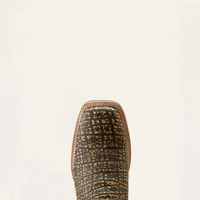 Men Western Boots Ariat Cattle Call Cowboy Boot Muddy Elephant Printdark Chocolate Men Western Boots Ariat Cattle Call Cowboy Boot Muddy Elephant Printdark Chocolate