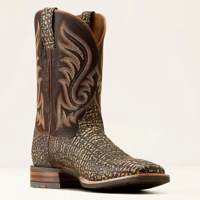 Men Western Boots Ariat Cattle Call Cowboy Boot Muddy Elephant Printdark Chocolate Men Western Boots Ariat Cattle Call Cowboy Boot Muddy Elephant Printdark Chocolate