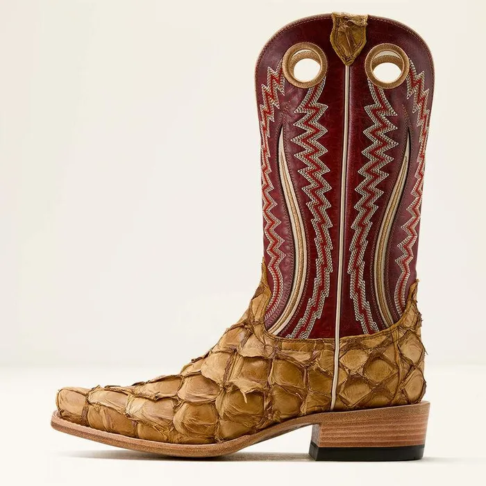 Men Western Boots Ariat Futurity Fame Cowboy Boot Saddle Brown Pirarucured Cedar Men Western Boots Ariat Futurity Fame Cowboy Boot Saddle Brown Pirarucured Cedar
