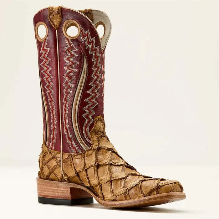 Men Western Boots Ariat Futurity Fame Cowboy Boot Saddle Brown Pirarucured Cedar Men Western Boots Ariat Futurity Fame Cowboy Boot Saddle Brown Pirarucured Cedar