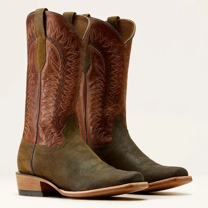 Men Western Boots Ariat Futurity Time Cowboy Boot Olive Roughoutcopper Crunch Men Western Boots Ariat Futurity Time Cowboy Boot Olive Roughoutcopper Crunch