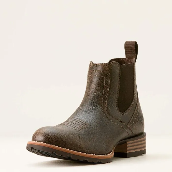 Men Western Boots Ariat Hybrid Low Boy Round Toe Western Boot Acorn
