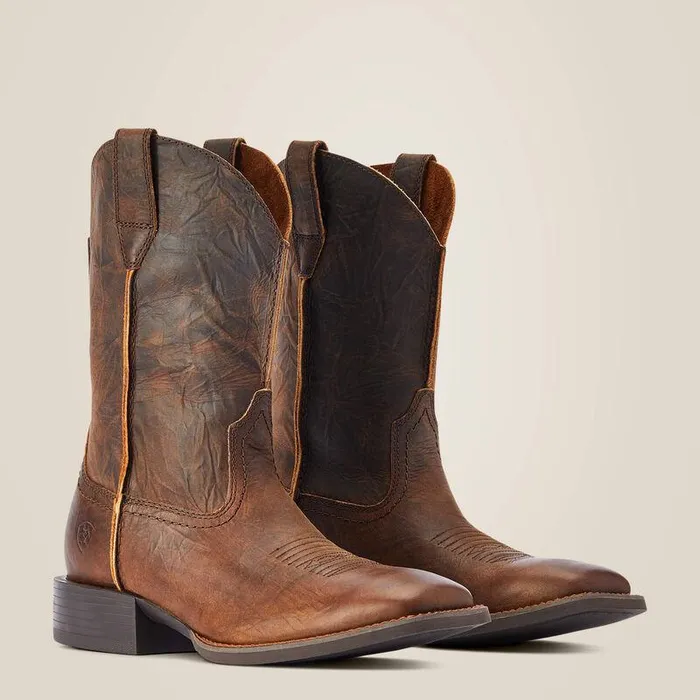 Men Western Boots Ariat Sport Rambler Western Boot Bartop Brown Men Western Boots Ariat Sport Rambler Western Boot Bartop Brown
