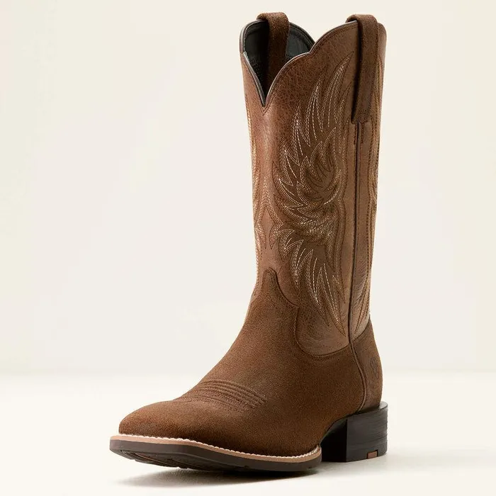 Men Western Boots Ariat Sport Rider Cowboy Boot Aged Smokehousevintage Oak