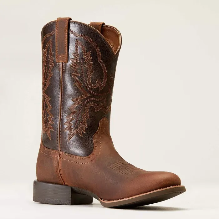 Men Western Boots Ariat Sport Stratten Cowboy Boot Sorrel Crunch Men Western Boots Ariat Sport Stratten Cowboy Boot Sorrel Crunch