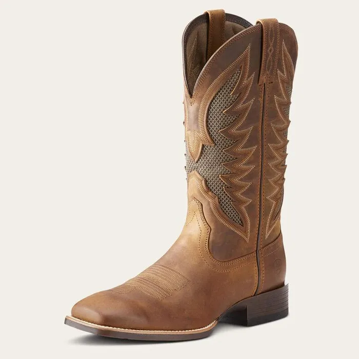Men Western Boots Ariat VentTEK Ultra Western Boot Distressed Brown