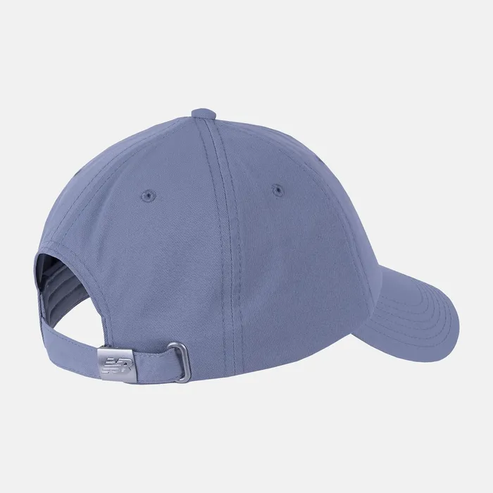 MenWomen 6 Panel Linear Logo Hat Steel New Balance Hats