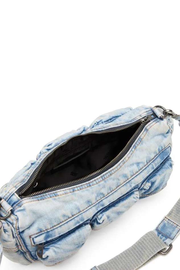MenWomen Diesel Crossbody Bags REEDITION TRAVEL 3000 SHOULDER BAG X Light Blue