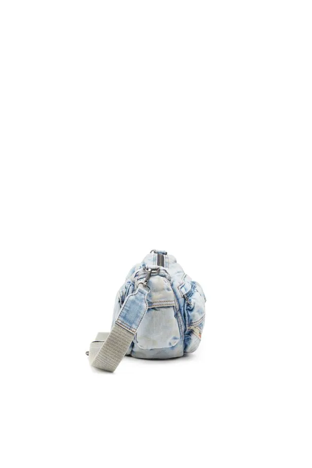 MenWomen Diesel Crossbody Bags REEDITION TRAVEL 3000 SHOULDER BAG X Light Blue
