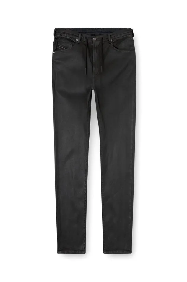MenWomen Diesel Jeans Regular 2030 DKrooley Joggjeans 068PX Blackdark Grey