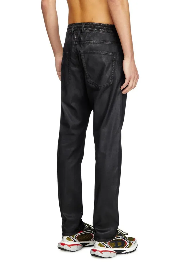 MenWomen Diesel Jeans Regular 2030 DKrooley Joggjeans 068PX Blackdark Grey