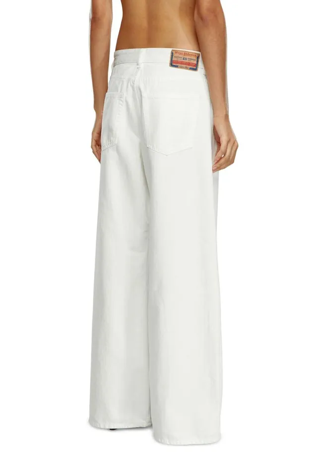 MenWomen Diesel Jeans Relaxed Jeans 1996 DSire 09I41 White
