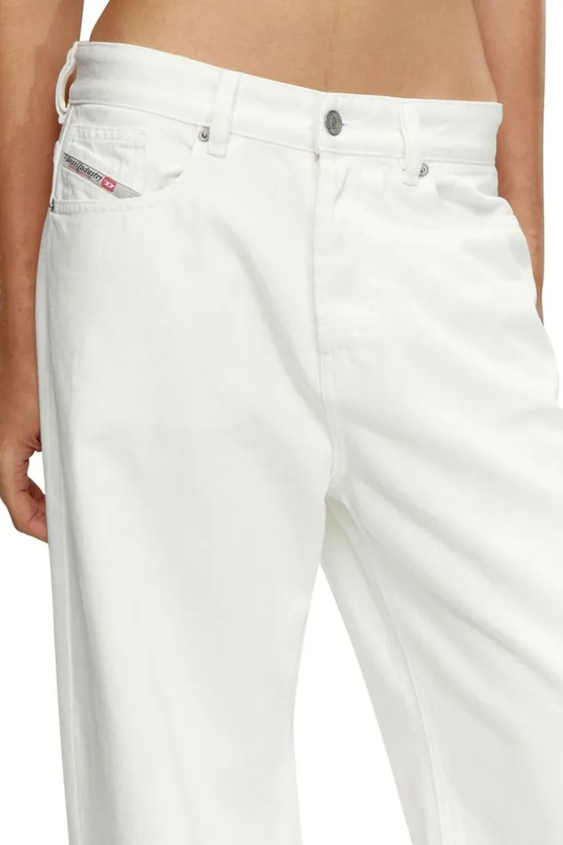MenWomen Diesel Jeans Relaxed Jeans 1996 DSire 09I41 White