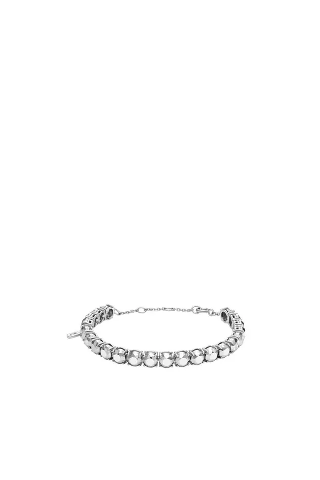 MenWomen Diesel Jewelry DL1354040 STERLING SILVER JEWEL Silver