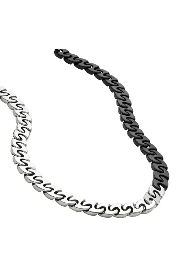 MenWomen Diesel Jewelry DX1530931 Silverblack