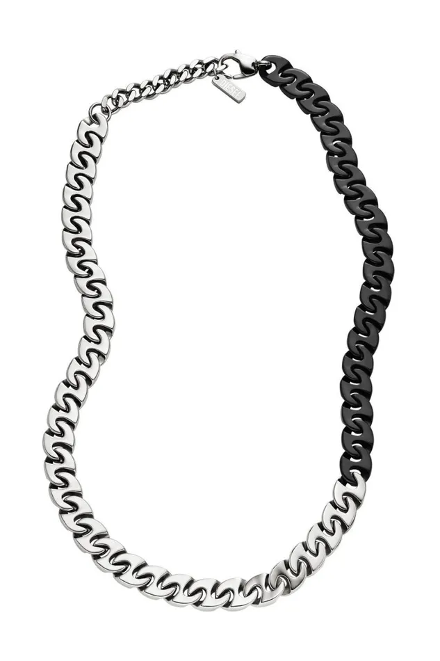 MenWomen Diesel Jewelry DX1530931 Silverblack